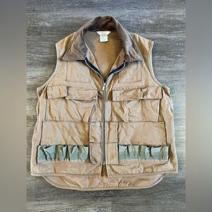 Walls Brown Canvas Utility Vest